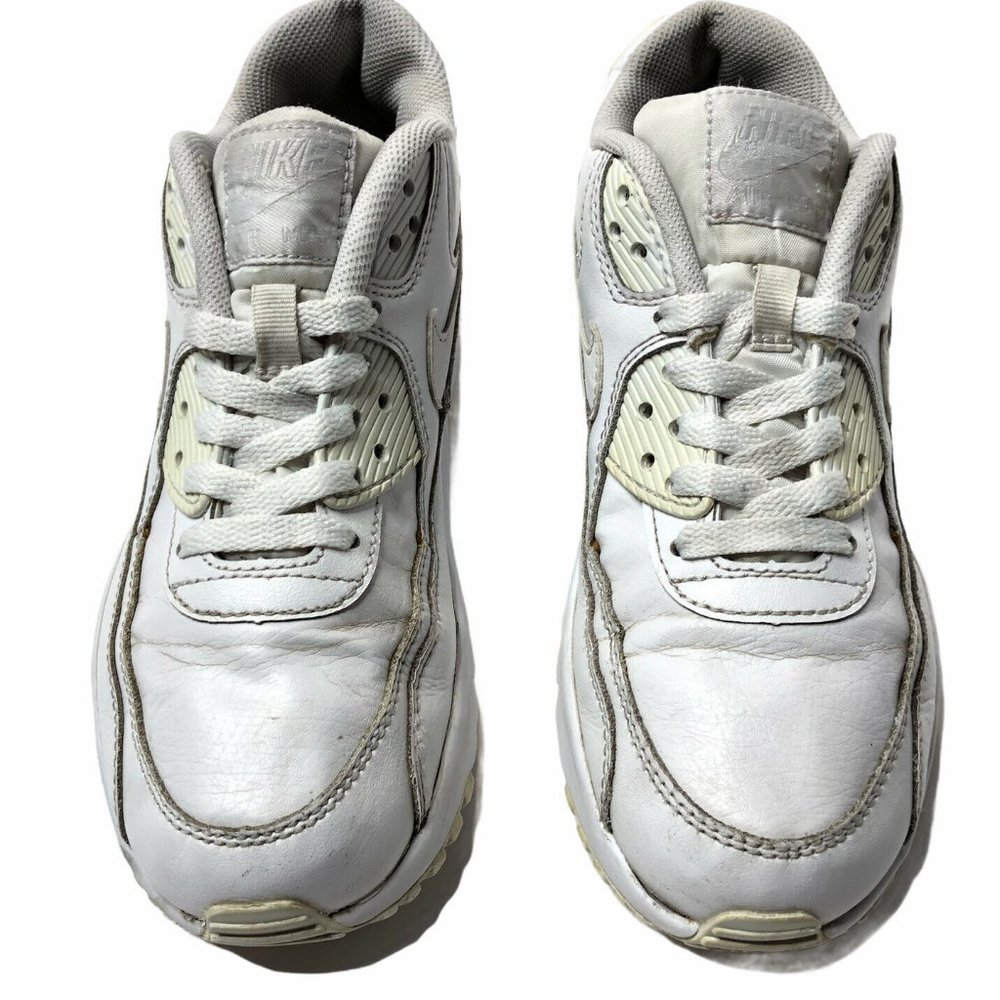 Nike Air Max 90 Triple White 833412-100 5.5 Youth